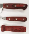 Set x3 piezas Madera Cuchillo / Trinche / Chaira - Imagen 4