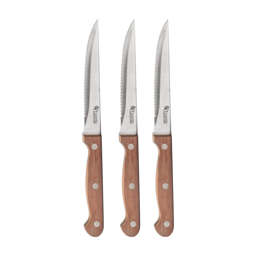 SET 3 Juegos Cuchillo / Tenedor Acero inoxidable - Imagen 2