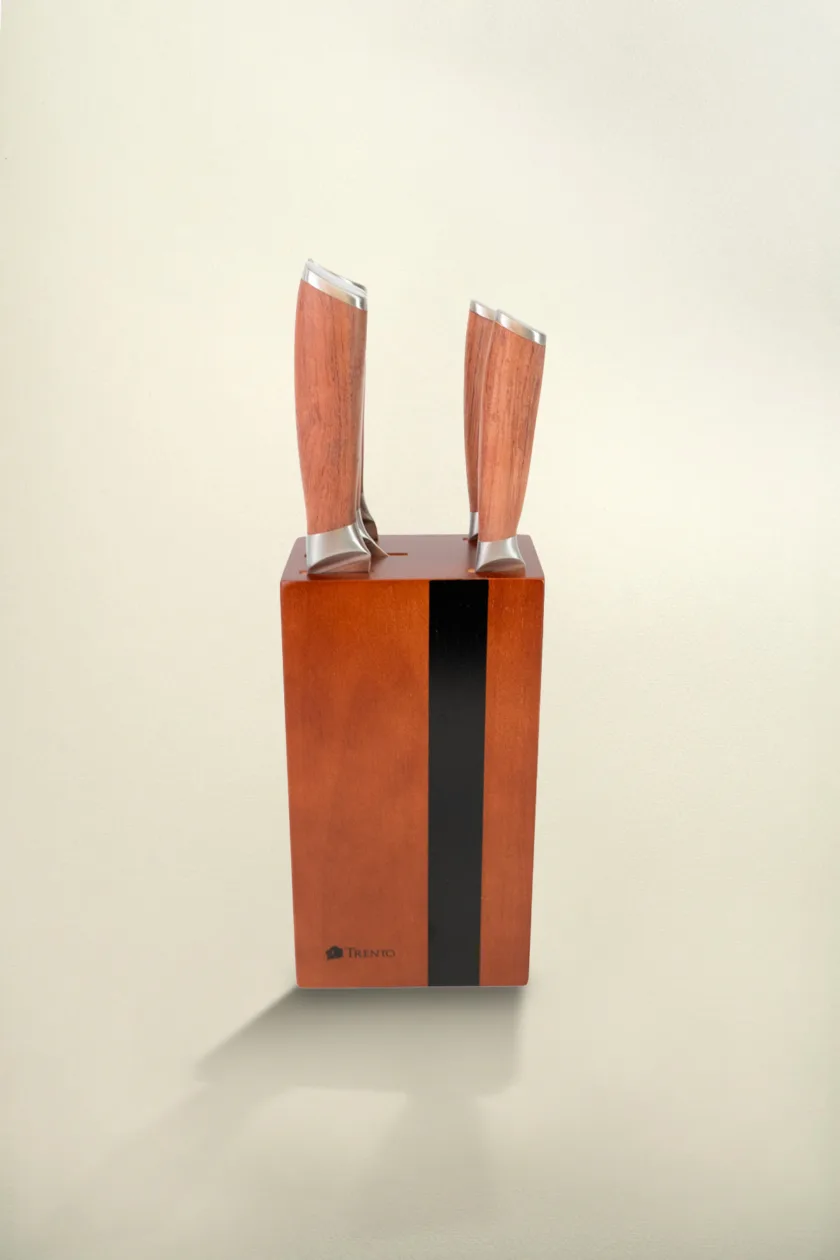 Cepo Malmo Cuchillos 5 Piezas Hoja Lisa Acero 420 - Imagen 3