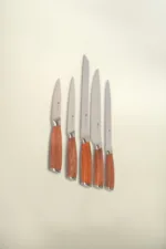 Cepo Malmo Cuchillos 5 Piezas Hoja Lisa Acero 420 - Imagen 2