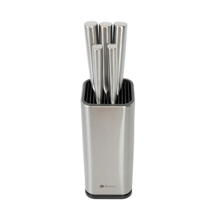 Cepo Santoku Cuchillos 5 Piezas Hoja Lisa Acero - Imagen 9