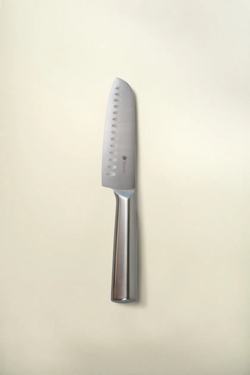 Cepo Santoku Cuchillos 5 Piezas Hoja Lisa Acero - Imagen 3