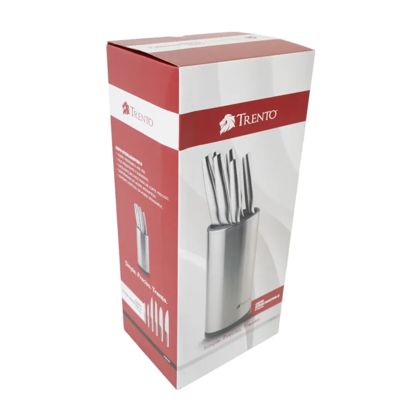 Cepo Steelmaster Cuchillos 6 Piezas Hoja Lisa - Imagen 11