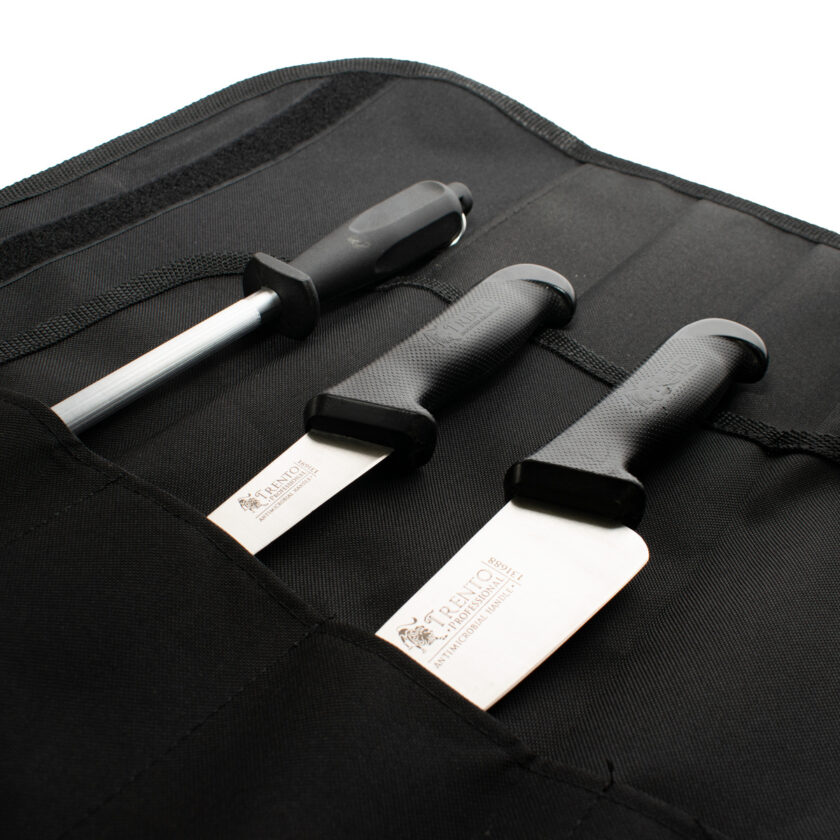 Set Cuchillo Cocina + Chaira y Funda Portable Chef - Imagen 3