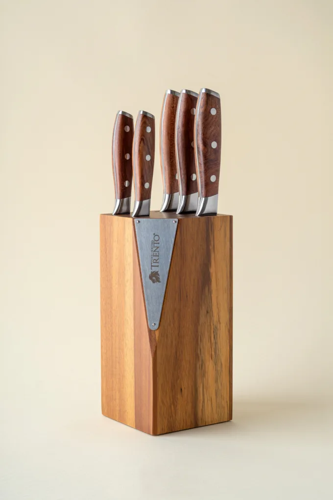 Cepo Madera cuchillos ORIGIN ACACIA 5 piezas