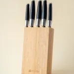 Cepo de cuchillos Culinary Bambú 5 piezas
