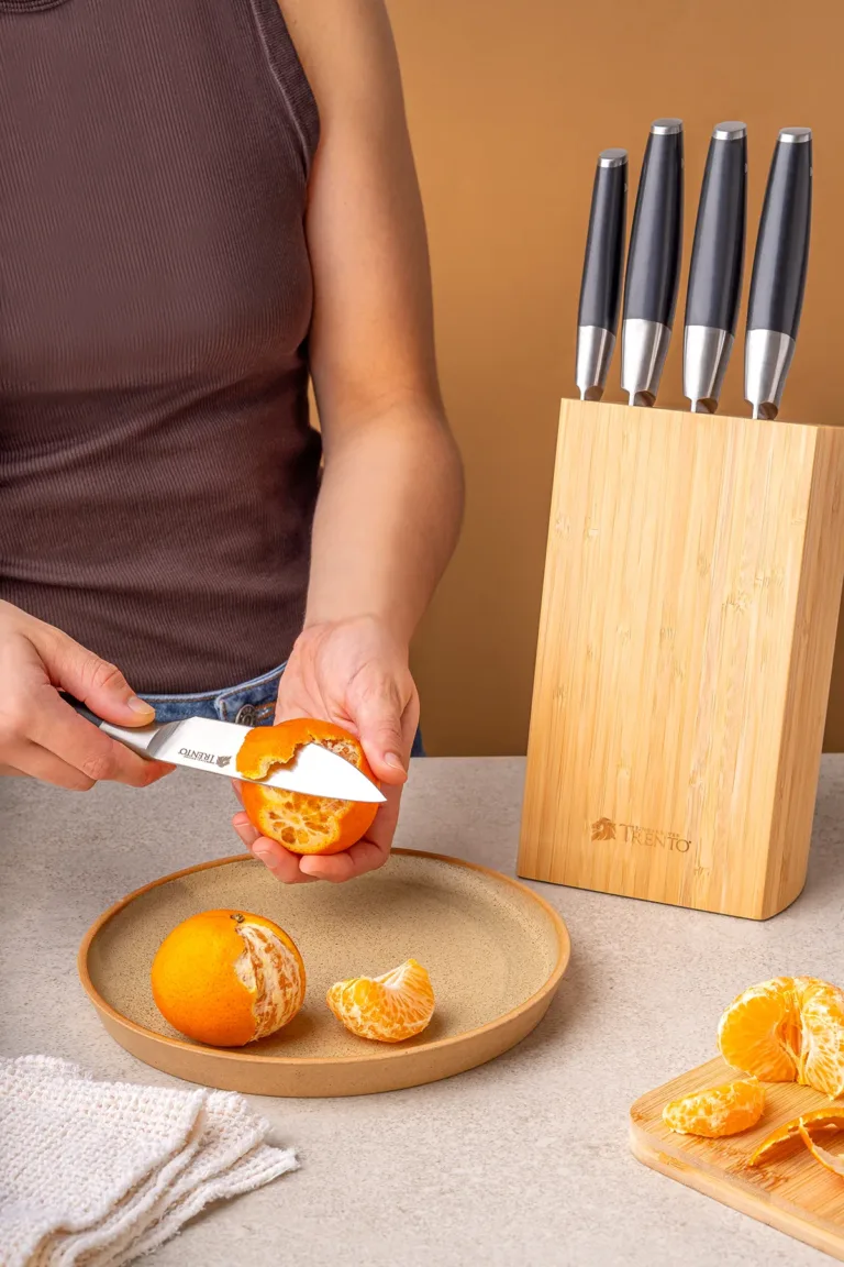 Cepo de cuchillos Culinary Bambú 5 piezas - Imagen 3
