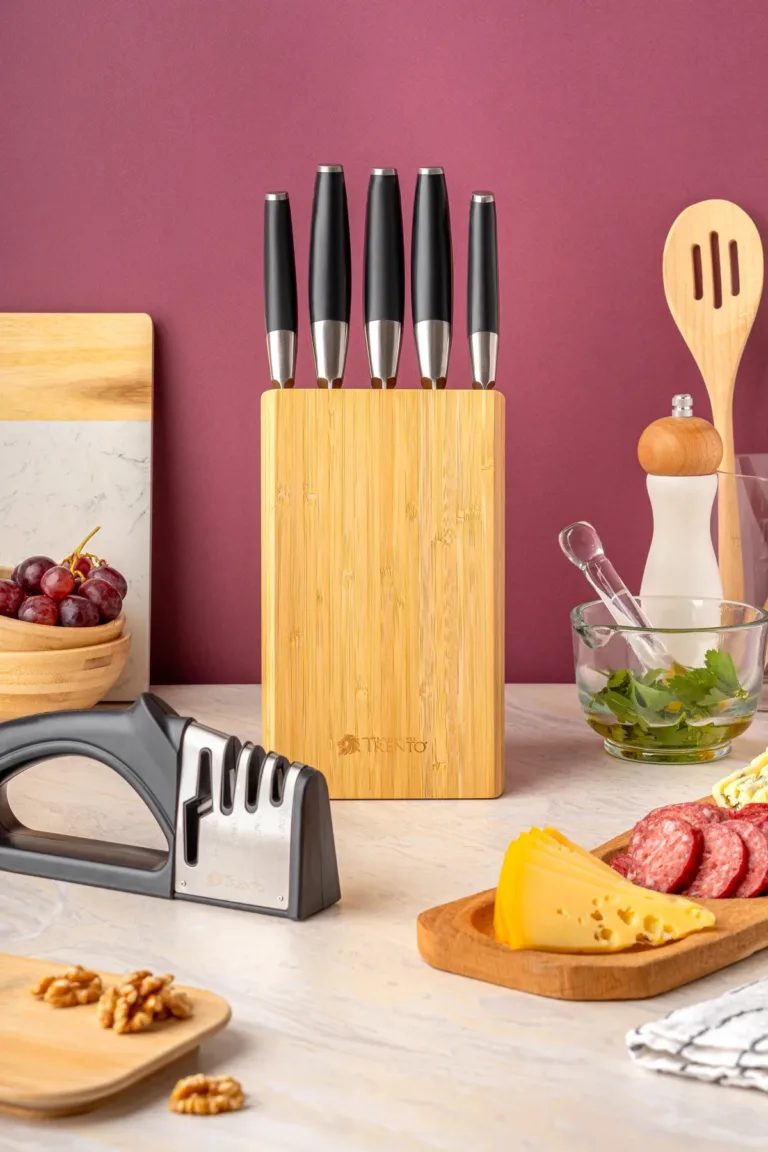 Cepo de cuchillos Culinary Bambú 5 piezas - Imagen 2