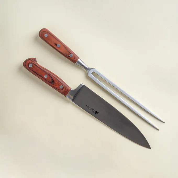 Set x2 piezas Cuchillo / Trinche