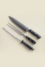 Set POM x3 Piezas Cuchillo Trinche Chaira